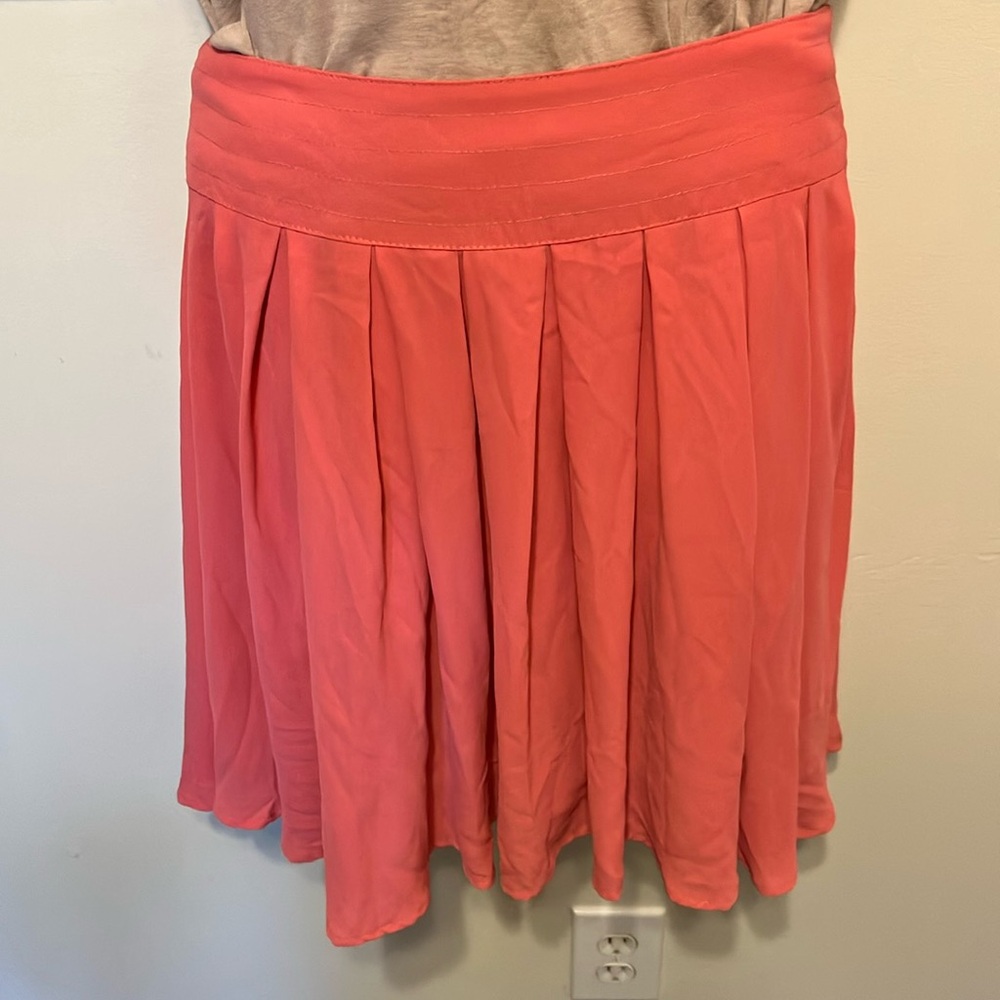 Pink Pleated Women's Skirt